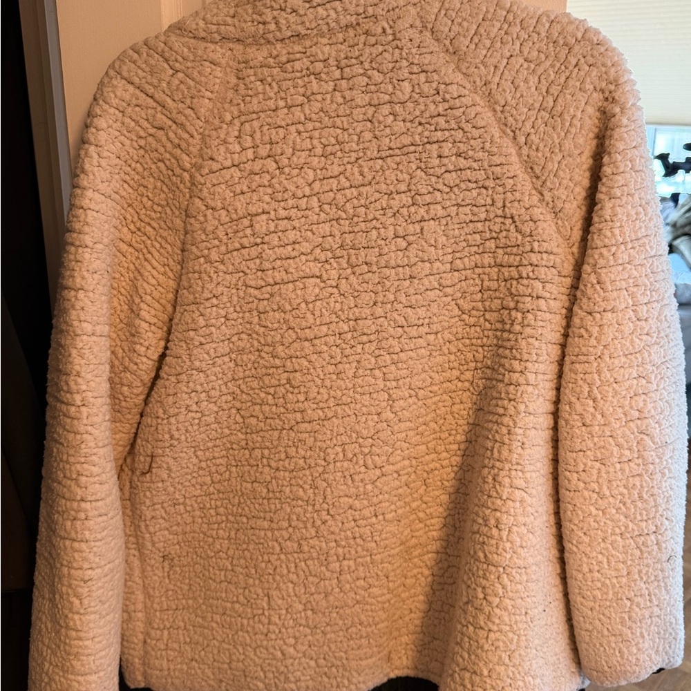 S Ingrid + Isabel Maternity Reversible Sherpa Jacket - Picture 8 of 11